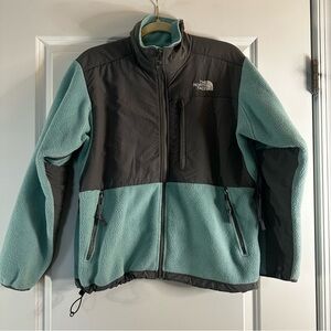 The North Face Women’s Denali Polartec Fleece Jacket Gray Teal Medium